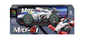 Voiture télécommandée électrique Max S1, prête à l'emploi, pour intérieur et extérieur, dès 3 ans, jouet en plastique pour enfants - Product Image 1