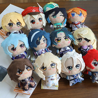 20 modèles de figurines en peluche Genshin Impact, porte-clés en peluche douce et lumineuse, jouet en peluche
