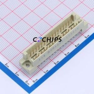 KSM9001-17321C 332 Board-to-Board & Backplane Connector Through hole Component THT,P=2.54mm Connector 32P 2.54mm Through Hole 3 - Product Image 1