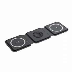 <span class=keywords><strong>Cargador</strong></span> Inalámbrico Plegable para Teléfono Móvil, iWatch y Airpods, <span class=keywords><strong>Cargador</strong></span> Magnético Inalámbrico <span class=keywords><strong>3</strong></span> <span class=keywords><strong>en</strong></span> <span class=keywords><strong>1</strong></span>, Blanco, OEM, Producto Más Vendido - Product Image 1