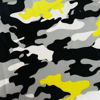 Tissu camouflage en taffetas 100 % polyester imperméable pour vestes d'extérieur, doublure respirante et résistante aux déchirures pour vêtements