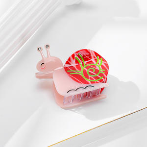 กิ๊บหนีบผมรูปหอยทากรูปการ์ตูนน่ารักมาใหม่ล่าสุดสำหรับเด็กผู้หญิงและผู้หญิง - Product Image 4