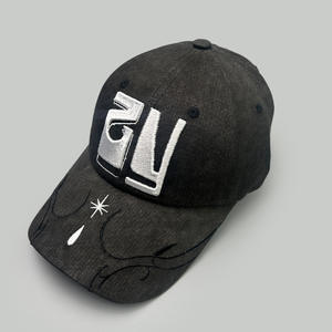 Cappellino da Baseball Estivo Primaverile in Cotone 100% con Ricamo Retrò Americano <span class=keywords><strong>ZY</strong></span>, Protezione Solare per Uomo e Donna, Stile Casual Snapback - Product Image 3