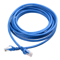 Cable de Red Ethernet Corto RJ45 UTP CAT6 de 0.25M para Conexión de Router, Switch y Computadora de Escritorio
