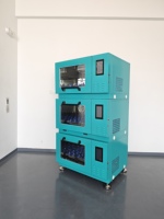 Agitateur d'incubateur empilable YSANQ DYC-140L-AC / Contrôle indépendant de la température et de la vitesse sur 1, 2 ou 3 niveaux / 4-60 ℃   Agitateur orbital avec stockage de données USB