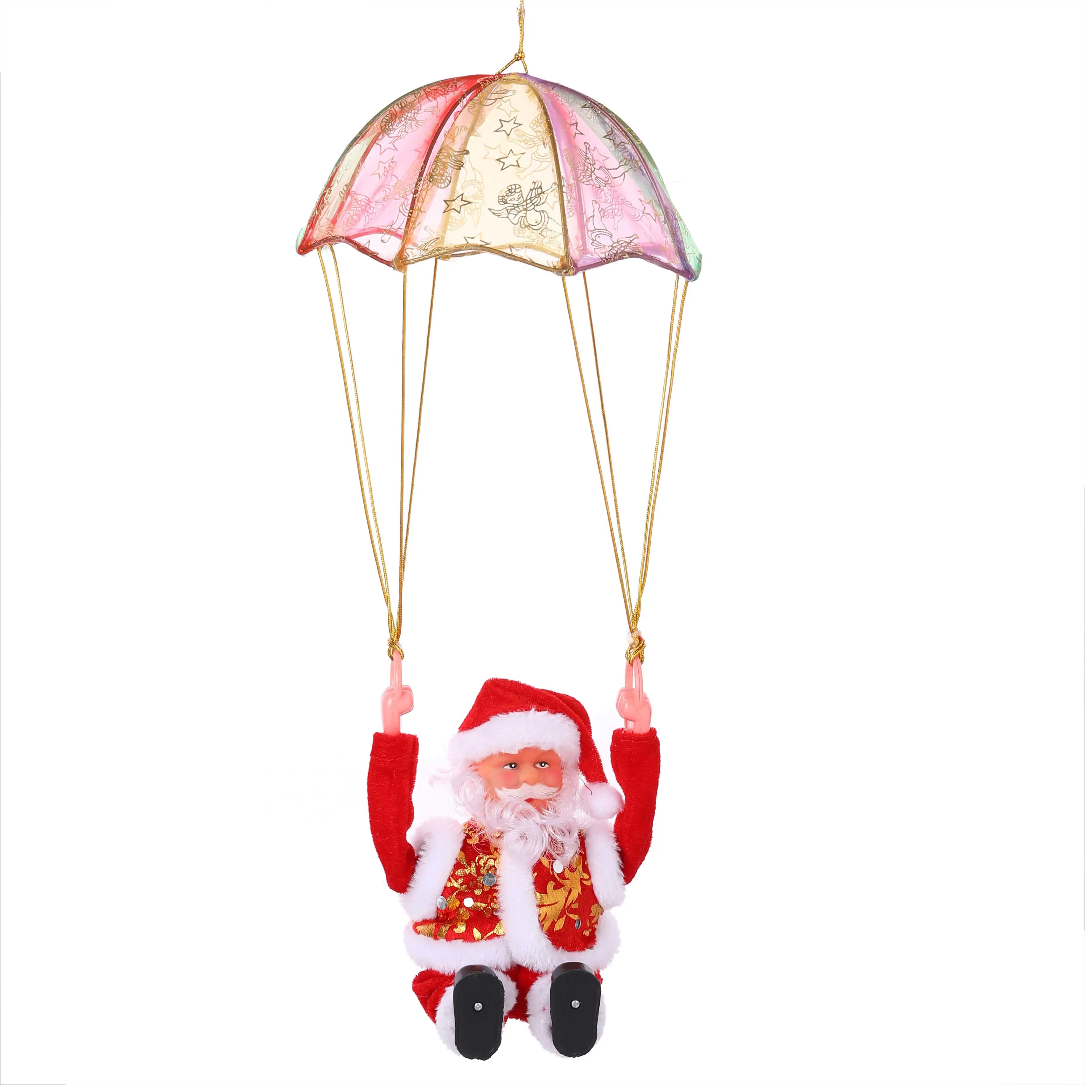 2022 Christmas Decoration Christmas Tree Hanging Ornament Parachute Santa