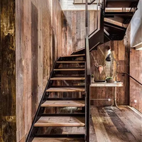 Escalier en colimaçon moderne à double poutre avec fabrication raffinée, base solide et fabrication lisse pour une utilisation en appartement intérieur