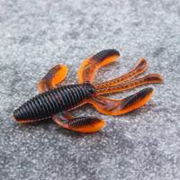 WZ umpan pancing plastik empat roda udang lunak umpan berenang Robot grosir 5.5cm 7.5cm umpan pancing buatan