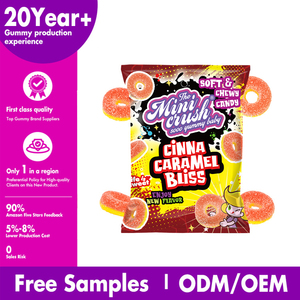 Mayorista Caramelo <span class=keywords><strong>Canela</strong></span> Embalaje Anillo de Melocotón Personalizado Sabores Caramelo de Goma Saludable - Product Image 4