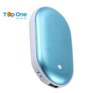 Top One de haute qualité pavé de poche galet électronique USB charge chauffe-mains nouveau Design pour les sports et le divertissement - Product Image 1