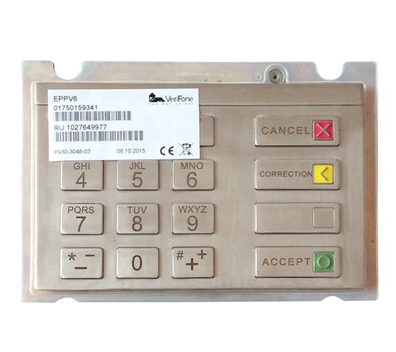 ATM Machine Parts Wincor EPP V6 Keyboard 1750159341 01750159341