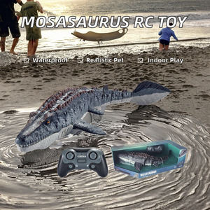 Jouets télécommandés pour enfants <span class=keywords><strong>Mosasaurus</strong></span> 2,4 GHz, design étanche, animaux en plastique électriques, cadeau RC - Product Image 3