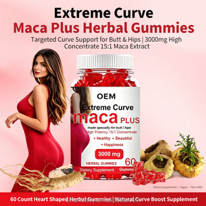 Gomitas Extreme Curve Maca Plus 3000mg, Suplemento Herbal para Mejorar Glúteos y Caderas, Gomitas de Raíz de Maca para Mujeres, Apoyo para Curvas - Product Image 3