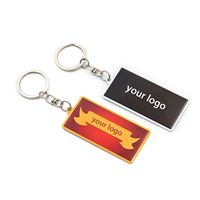 Porte-clés en métal gravé double face avec numéro de plaque d'immatriculation, porte-clés de voiture en aluminium