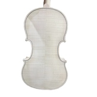 Violon blanc SurpassMusic Sweet Sound en épicéa massif, chef-d'œuvre en bois européen, acceptant la personnalisation, tailles 4/4, 3/4, 1/2