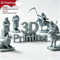 Услуги 3D-печати SLA: Изготовление на заказ фигурок, статуэток, бюстов, деталей игрушек из смолы. Высокая детализация, низкий MOQ, под заказ, OEM.