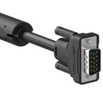 High Quality 20m Black Magnet Ring VGA Cable