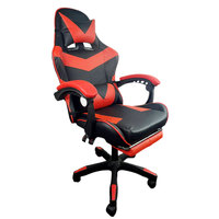 Chaise de bureau personnalisable en cuir PU réglable, ergonomique, avec soutien lombaire, confortable, chaise d'ordinateur