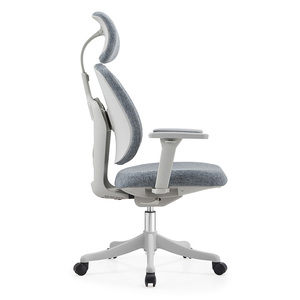 Sedia da Ufficio Moderna con Poggiatesta 2D Regolabile, Braccioli 3D, Superficie in PU, Telaio Autobloccante a Tre Posizioni - Product Image 6