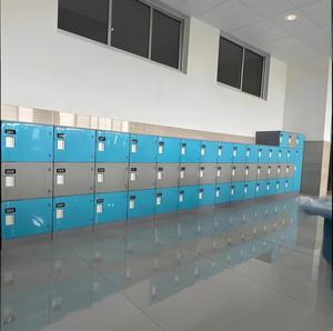 Nhà máy nóng bán 3 6 9 15 cửa <span class=keywords><strong>Locker</strong></span> ABS lưu trữ phòng tập thể dục trường <span class=keywords><strong>Locker</strong></span> với CE chứng nhận - Product Image 3