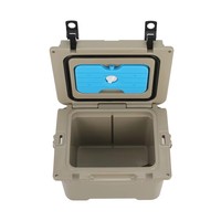 Nevera Portátil Aislada de 15L, Moderna, Rotomoldeada, de Material PE Térmico, Reutilizable, Resistente al Agua, para Alimentos, Pesca y Camping