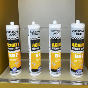 Bán buôn liuchixiang 340g thời tiết kháng rõ ràng tấm lớn thủy tinh xi măng axit Silicone sealant cho Bàn Kính - Product Image 4