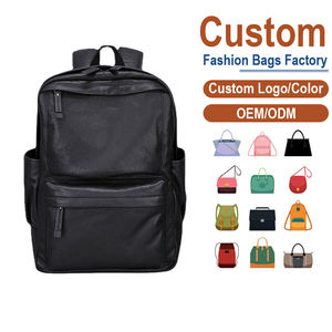 Mochila Estructurada de Cuero Genuino para Hombre, Directo de Fábrica, con Múltiples Compartimentos Laterales con Cremallera, Algodón, MOQ Bajo para Venta Global - Product Image 2