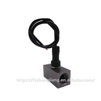 Capteur de débit à effet Hall en aluminium 1/2'' femelle-femelle, 1-25 LPM, signal d'impulsion NPN, personnalisable OEM pour distributeur d'eau