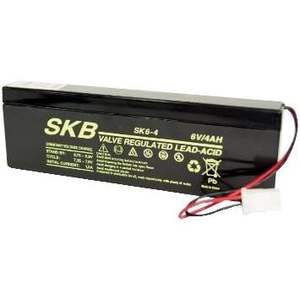 Batería de Plomo-Ácido Regulada por Válvula Recargable SKB 6V 4Ah Fabricada en Italia para Sistemas de Seguridad - Product Image 1