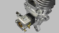 Moteur DLE DLE55RA pour drones, accessoires pour drones, ensemble moteur d'avion sans pilote, vente chaude
