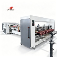 Máquina Empacadora de Cajas Corrugadas Oray de 2600 mm con Control Servo, Apilamiento Automático con Conteo, Operación de Alta Velocidad, 1 Año de Garantía