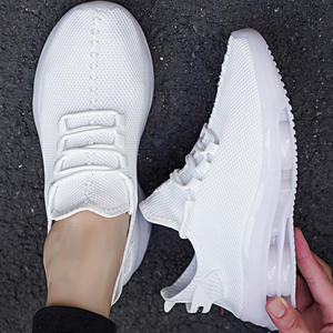 Легкие дышащие мужские слипоны для бега с амортизирующей подошвой из ПВХ, однотонные, на все сезоны (лето, осень, зима) - Product Image 5