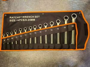 Fixed Head 6-32mm Metric <strong>Ratchet</strong> Spanner 6-32mm Ratcheting <strong>Wrench</strong> Repair Hand Tool Chrome Vanadium Steel - Product Image 5