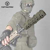 TOPTACPRO 500D Cordura Extérieur 18Cm Tactique Suppresseur Silencieux Camouflage Silencieux Protection Couverture