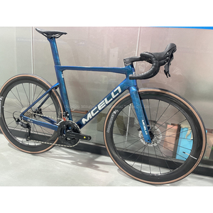 Vélo de route en fibre de carbone, entièrement équipé de freins à disque mécaniques Shimano 105 R7120 24 vitesses, aérodynamique, léger, pour les compétitions de cyclisme et les sports. - Product Image 1