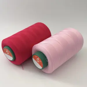 Yüksek hız DİKİŞ MAKİNESİ kullanım polyester dikiş ipliği toptan 50 2 dikiş ipliği