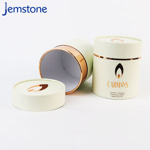 Emballage écologique en tube de carton artisanal pour bougies et bocaux en verre, fabriqué avec des matériaux durables - Product Image 5