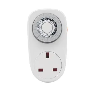 Manhua GMT02A-UK Programmable Mechanical Timer Switch Electronic Small Electrical Digital Germany Socket Plug-in Timers 48on off