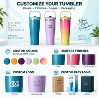 Gobelet isotherme à double paroi en acier inoxydable de 20 oz, sans BPA, avec paille, style américain, personnalisable, coffret cadeau pour les voyages en voiture