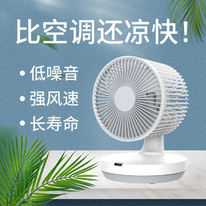 Desktop Air Circulation Fan 7.0-9.9 In Bladeless Quiet Operation Usb Powered Office Desk Use - Product Image 4