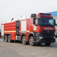Camion de lutte contre l'incendie Chengli 8x4, réservoir de mousse, véhicule de sauvetage d'urgence, personnalisable
