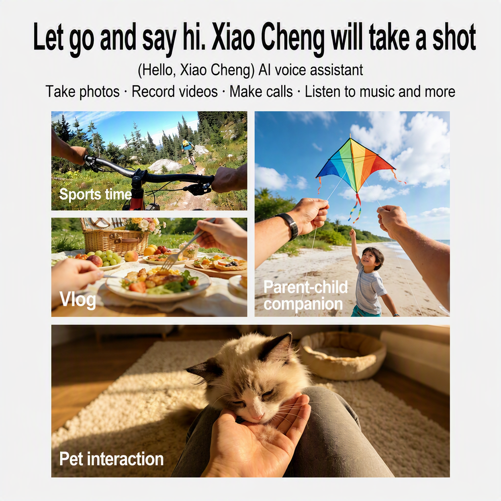 AI Camera Smart Glasses with 8MP Photo Video Capture Voice Control Real Time Translation Touch Smart Glasses OEM ODM Factory · image 4