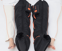 Bottes de massage de récupération de compression d'air à 5 chambres Muscle Relax Therapy Bottes de compression Air Massage Pressothérapie