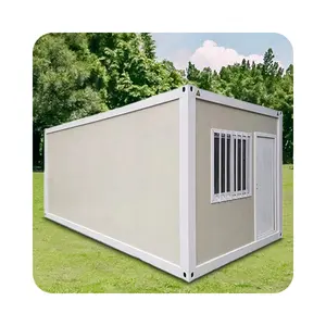 Di chuyển nhỏ mô-đun 20ft container nhà nhỏ gấp lưu trữ văn phòng phẳng gói prefab Nhà Giải pháp sống nhỏ