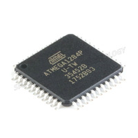 Nuevo Chip IC MCU ATMEGA1284P-AU TQFP-44 AVR Original de 8 Bits, 128kB Flash, 1.8V-5.5V