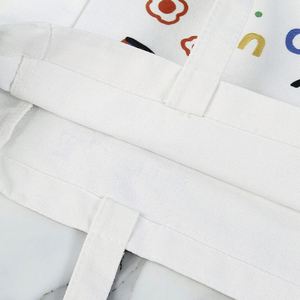 Bolsa de Lona Personalizada con Logotipo al por Mayor, Bolso de Mano de Gran Capacidad con Diseño de Dibujos Animados, Bolso de Hombro de Lona a la Moda - Product Image 4