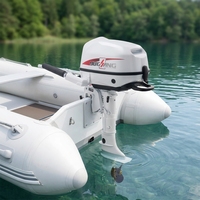 Moteur hors-bord électrique E8 48V 6kW refroidi par eau avec commande par timon pour bateau de pêche