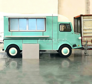 Camión de Comida Eléctrico Retro, Totalmente Equipado, Remolque de Comida Vintage en Venta, Camioneta de Comida Rápida y Helados - Product Image 3