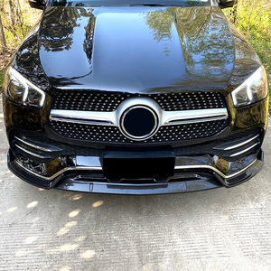 Mercedes-Benz GLE-Class W167 C167 2019-2023 AMG Spoiler avant en fibre de carbone noir piano, modification extérieure - Product Image 4