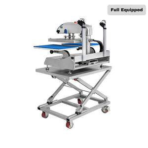 Máquina de sublimación neumática de doble estación Xinhong 4050 con impresora plana y alineación láser multicolor - Product Image 5